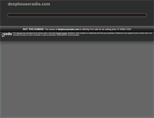 Tablet Screenshot of deephouseradio.com